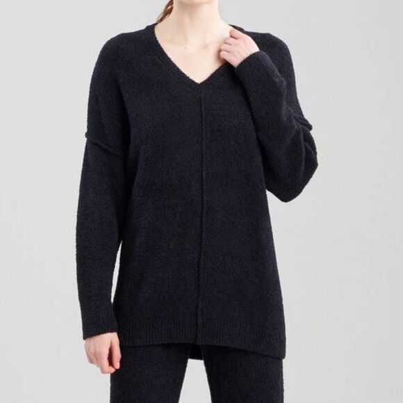 Natori‎ | Luna Knit V-Neck Oversized Sweater - Picture 1 of 9